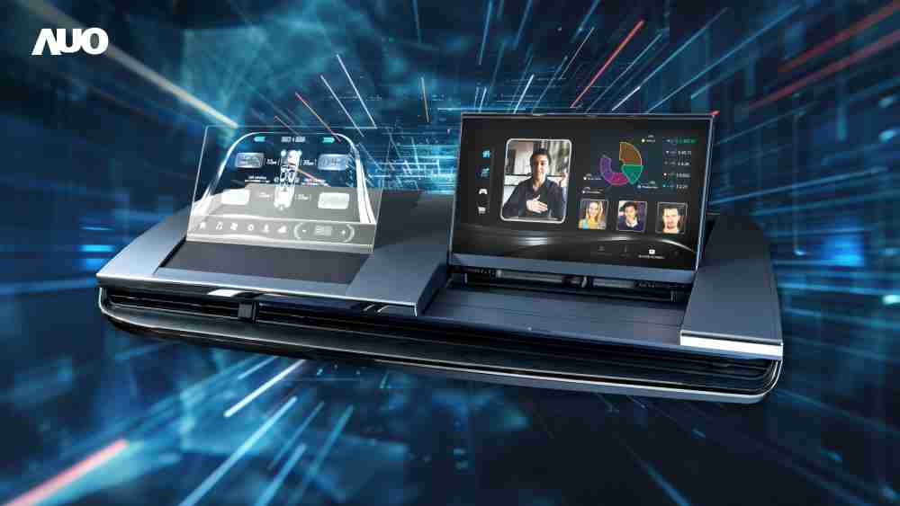 PA直营Micro LED Display HMI解决方案打造透明Micro LED前座仪表，，，，呈现信息并保留驾驶视野开阔；亦为副驾驶座乘客打造收放自如的Micro LED屏幕，，，，在不影响显示质量的前提于显示区内建镜头，，，让用户能与视讯对象直接眼神接触，，提供绝佳的双向沟通体验